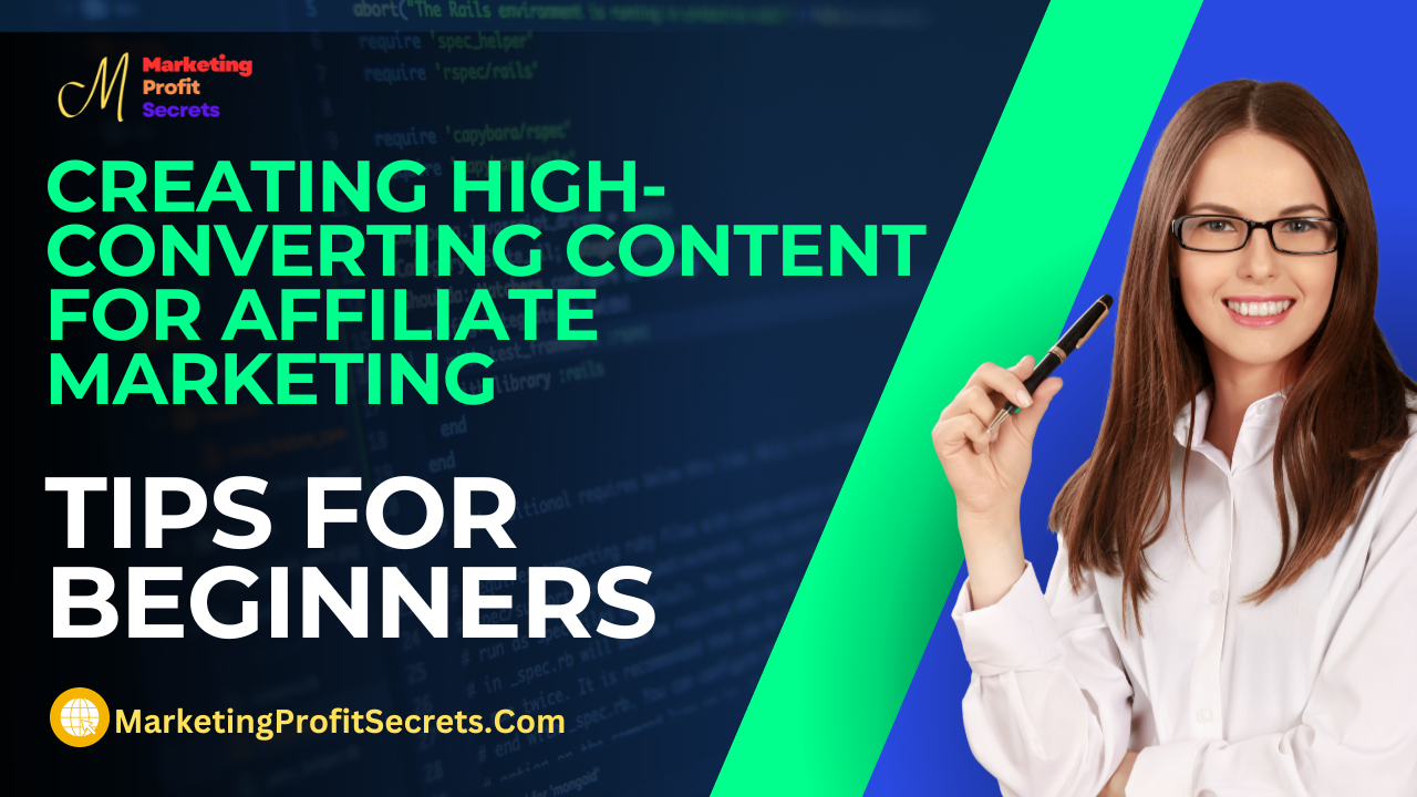 Creating High-Converting Content for Affiliate Marketing Tips for Beginners